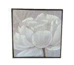 Load image into Gallery viewer, GIFTCRAFT &quot;WHITE LOTUS&quot; CANVAS PRINT
