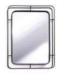 Load image into Gallery viewer, GIFTCRAFT RECTANGULAR BLACK MIRROR

