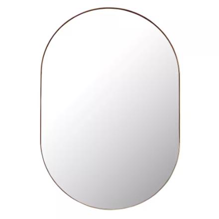 NORTHWOOD PILL SHAPED GOLD MIRROR
