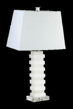 Load image into Gallery viewer, WANGLO "ALABASTER" TABLE LAMP
