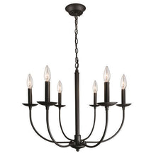Load image into Gallery viewer, ARTCRAFT &quot;WROUGHT&quot; 6L CHANDELIER
