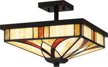 Load image into Gallery viewer, QUOIZEL TIFFANY SEMI FLUSH
