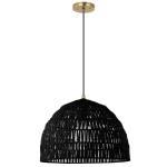 Load image into Gallery viewer, MAXILITE BLACK / AGED BRASS PENDANT
