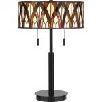 Load image into Gallery viewer, QUOIZEL &quot;ANASTASIA&quot; TIFFANY TABLE LAMP
