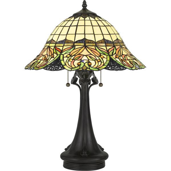 QUOIZEL TIFFANY TABLE LAMP