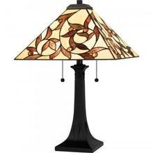 Load image into Gallery viewer, QUOIZEL &quot;ZION&quot; TIFFANY TABLE LAMP
